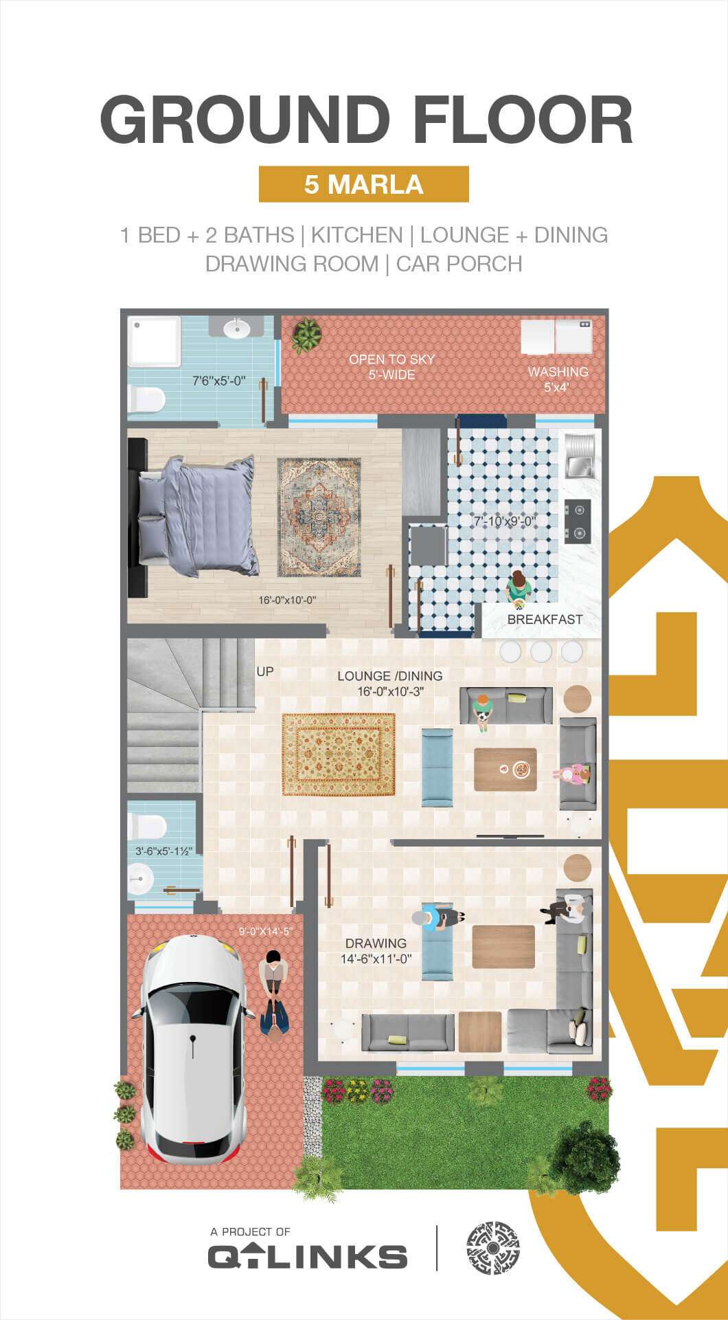 q-links-eastern-villas-bahria-orchard-lahore-ground-floor-plan