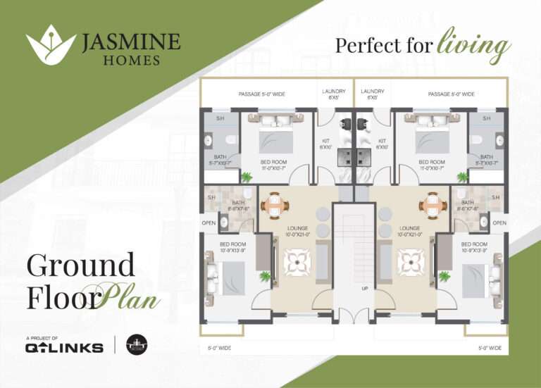 Q Links jasmine homes bahria orchard lahore ground floor plan