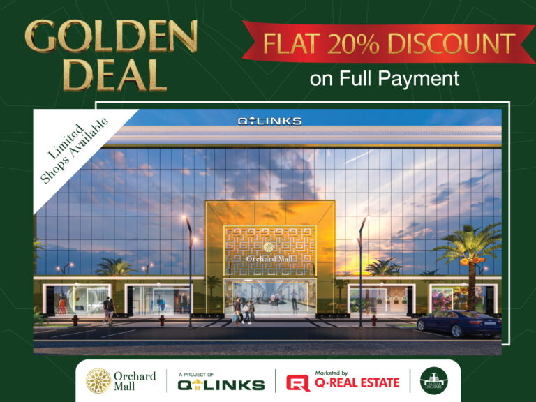 Golden-Deal-Flat-20%-Discount-Orchard-Mall-Q-Links-Blog